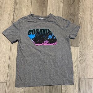Old Navy Gray Cosmic Adventure Kids Tee boy size l large